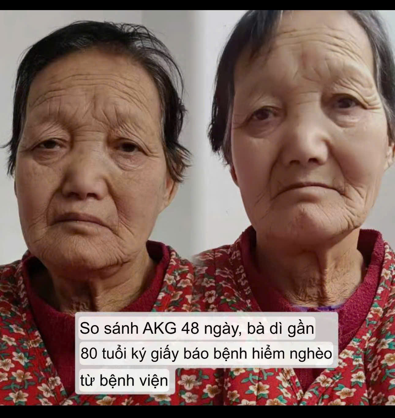 cụ bà gần 80 tuổi