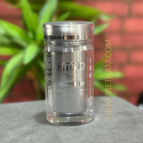 HIGO GLOBAL - GEN AKG LỌ CHO NAM -TĂNG CƯỜNG SINH LỰC, PHỤC HỒI CƠ BẮP, TRẺ HÓA TẾ BÀO